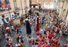 Ballada d’honor a Santa Anna, a la festa major.