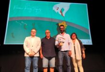 La família Bardí i l’ecòleg marí Enric Sala reben el Premi Roig Toqués