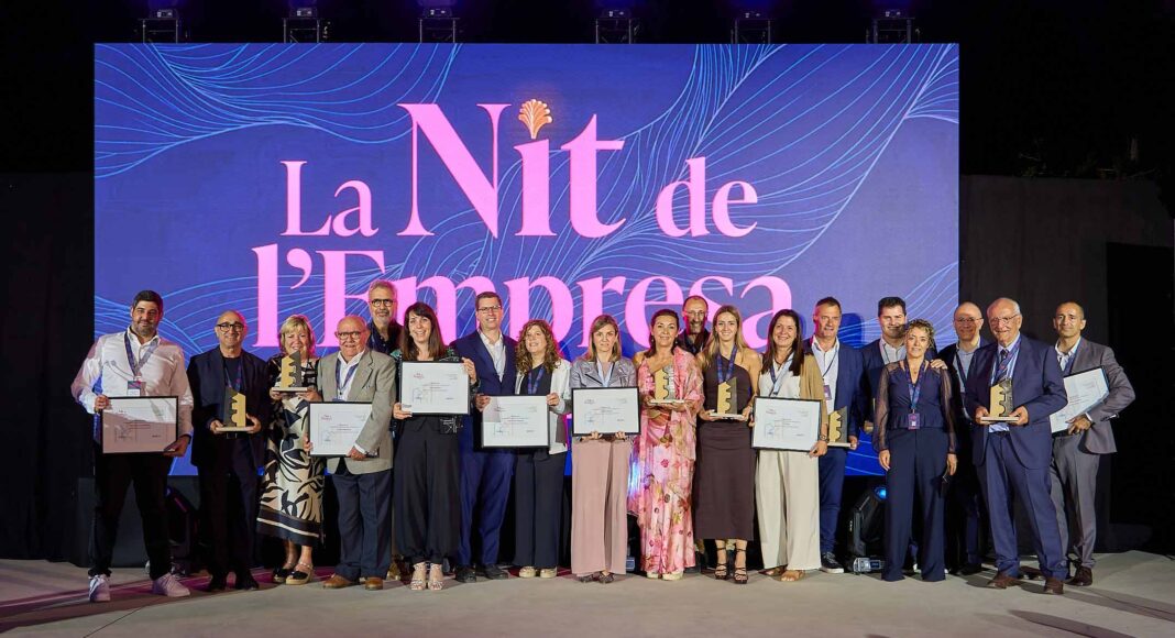La Nit de l’Empresa premia Vallformosa com a Empresa de l’Any i Xavier Mestres amb el Premi Honorífic