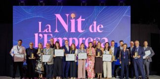 La Nit de l’Empresa premia Vallformosa com a Empresa de l’Any i Xavier Mestres amb el Premi Honorífic
