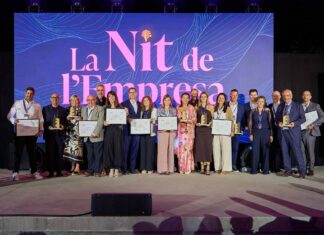 La Nit de l’Empresa premia Vallformosa com a Empresa de l’Any i Xavier Mestres amb el Premi Honorífic