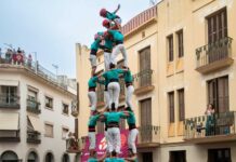 Triple ració de gamma extra dels Castellers de Vilafranca a Sitges