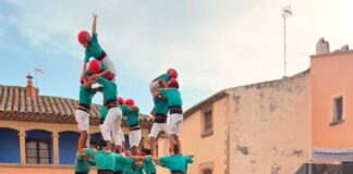 Els Castellers de Vilafranca estrenen el 9 de 8 a Altafulla